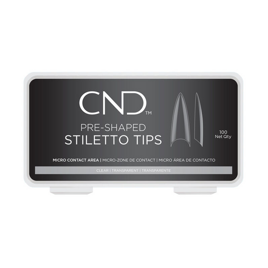 CND Nail Tips - Stiletto 100ct