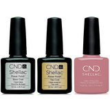CND - Shellac Combo - Base, Top & Pearlwind