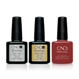 CND - Shellac Xpress5 Combo - Base, Top & Lobster Roll (0.25 oz)