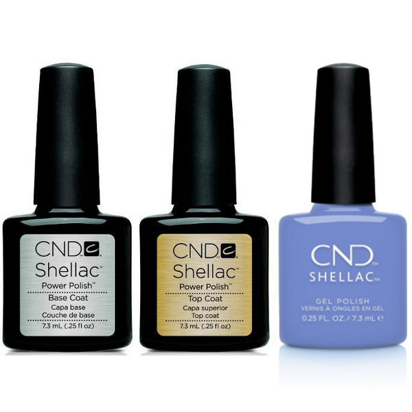 CND - Shellac Combo - Base, Top & Down By The Bae