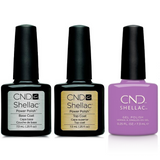CND - Shellac Combo - Base, Top & It's Now Oar Never