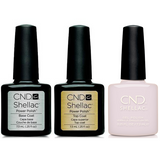 CND - Shellac Combo - Base, Top & Pointe Blanc