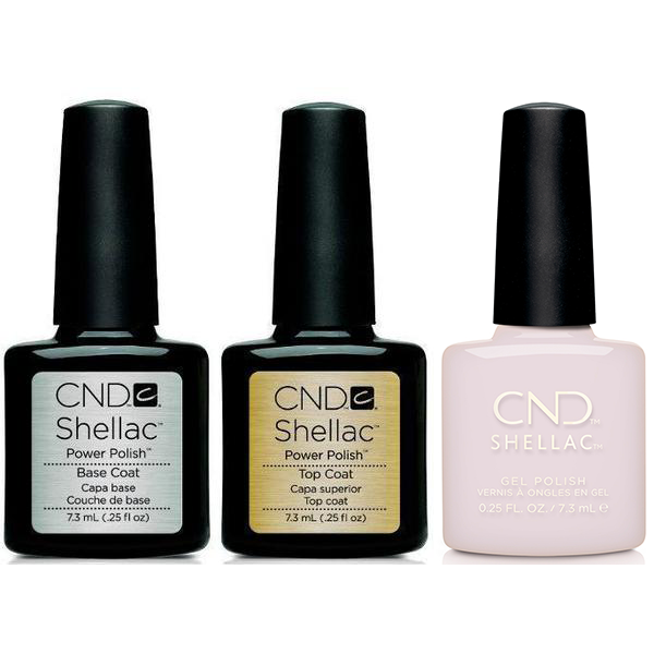 CND - Shellac Combo - Base, Top & Pointe Blanc