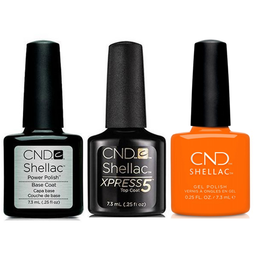CND - Shellac Xpress5 Combo - Base, Top & Popsicle Picnic (0.25 oz)
