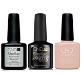 CND - Shellac Xpress5 Combo - Base, Top & Gala Girl (0.25 oz)