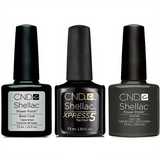 CND - Shellac Xpress5 Combo - Base, Top & Lobster Roll (0.25 oz)