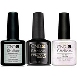 CND - Shellac Combo - Base, Top & Strawberry Smoothie