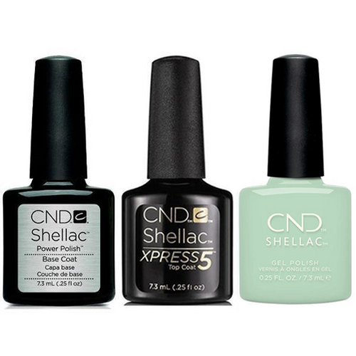CND - Shellac Xpress5 Combo - Base, Top & Magical Topiary ( 0.25 oz )