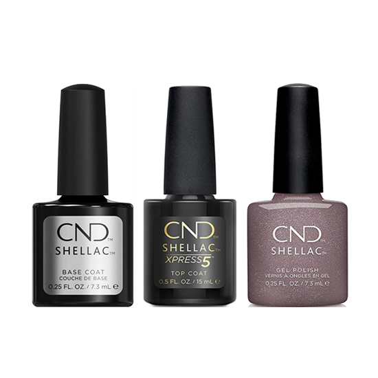 CND - Shellac Xpress5 Combo - Base, Top & Statement Earrings