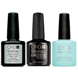 CND - Shellac Xpress5 Combo - Base, Top & Taffy (0.25 oz)