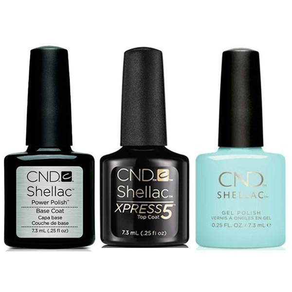 CND - Shellac Xpress5 Combo - Base, Top & Taffy (0.25 oz)