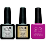 CND - Shellac Combo - Base, Top & Rooftop Hop 