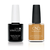 CND - Vinylux Topcoat & Candlelight 0.5 oz - #387