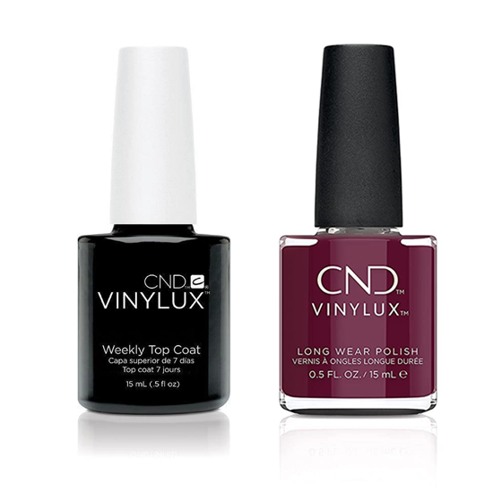 CND - Vinylux Topcoat & Signature Lipstick 0.5 oz - #390