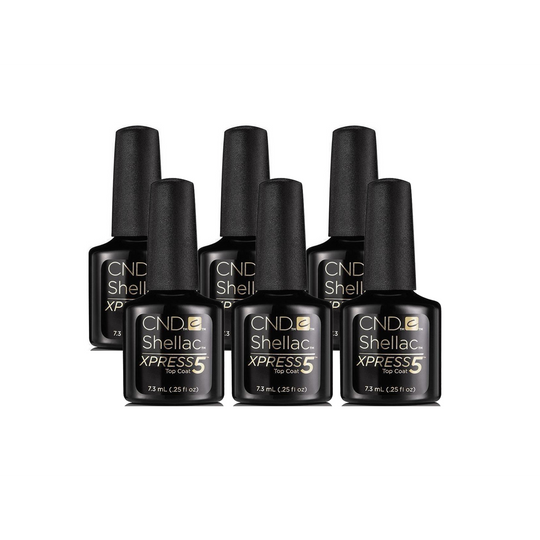 CND Shellac - XPress5 Top Coat - 6 Pack (0.25 oz)