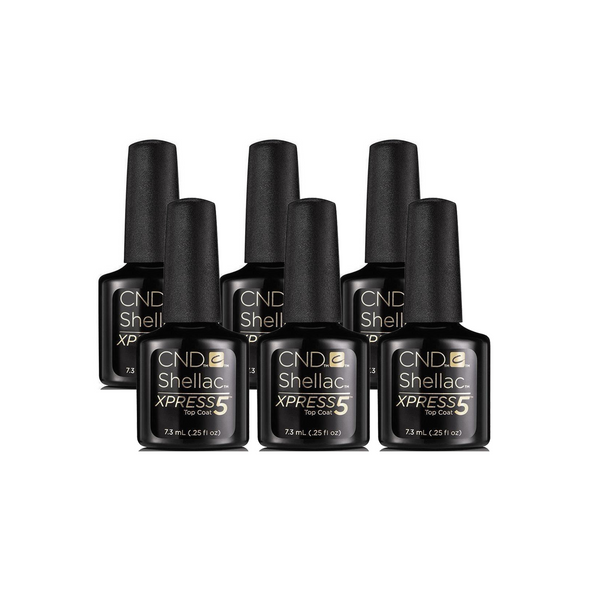 CND Shellac - XPress5 Top Coat - 6 Pack (0.25 oz)