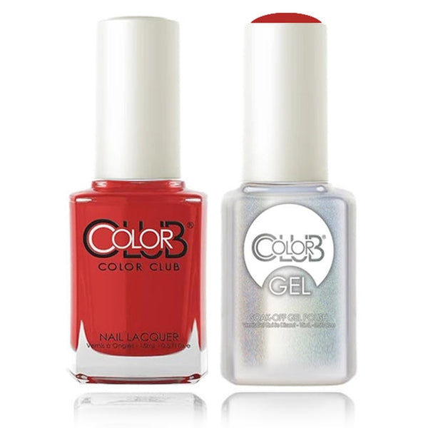 Color Club - Lacquer & Gel Duo - Cadillac Red - #115
