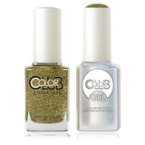 Color Club - Lacquer & Gel Duo - Gold Glitter - #780