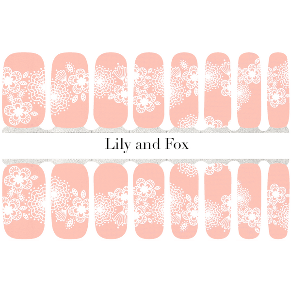 Lily and Fox - Nail Wrap - Cashmere Rose