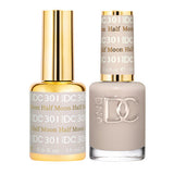 DND - DC Duo - Gel & Lacquer - Half Moon - #DC301