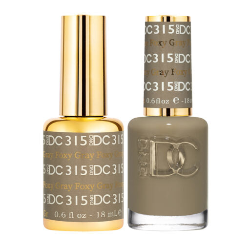 DND - DC Duo - Gel & Lacquer - Foxy Gray - #DC315