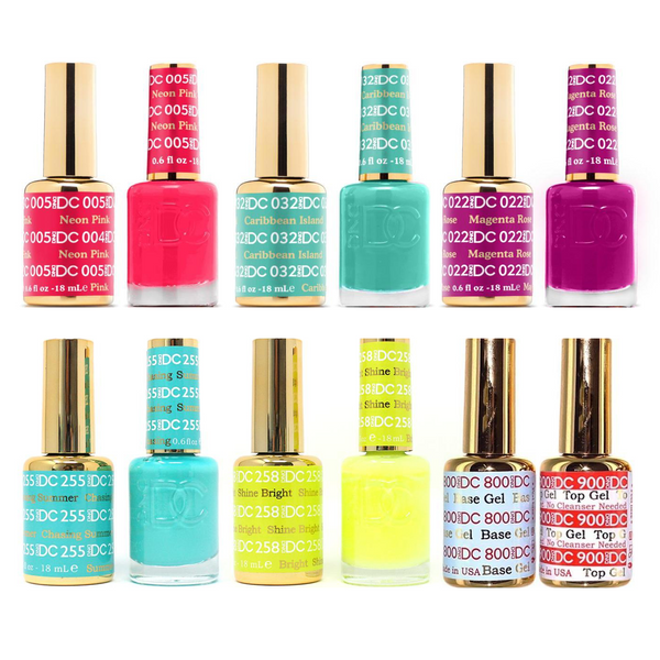 DND - Gel Starter Set DC - BT800900, DC258, DC255, DC055, DC032, DC022