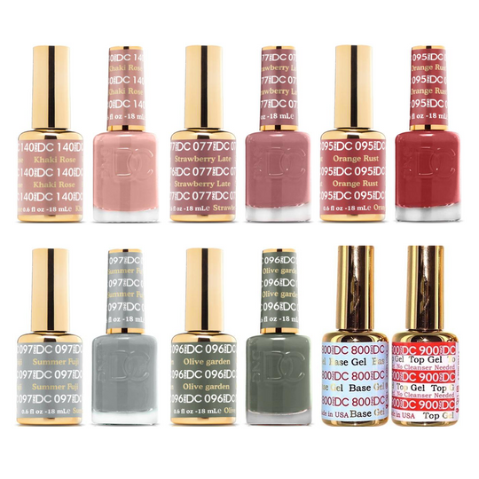 DND - Gel Starter Set DC - BT800900, DC096, DC095, DC097, DC077, DC140