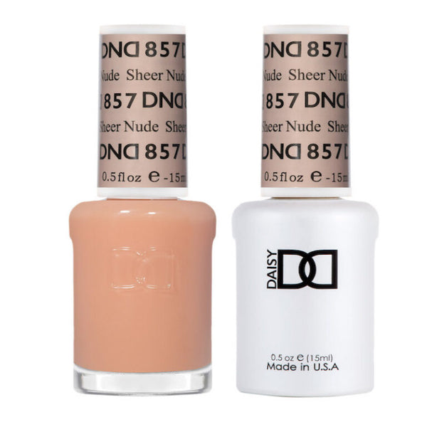 DND - Gel & Lacquer - Sheer Nude - #857