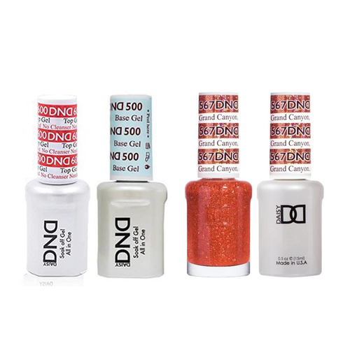 DND - #500#600 Base, Top, Gel & Lacquer Combo - Grand Canyon AZ - #567