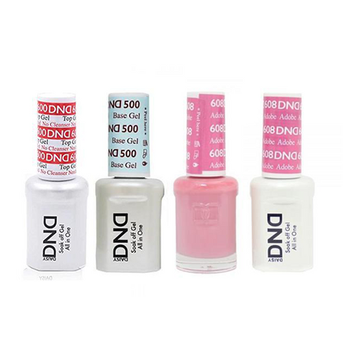 DND - #500#600 Base, Top, Gel & Lacquer Combo - Adobe - #608