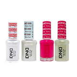 DND - #500#600 Base, Top, Gel & Lacquer Combo - Barbie Pink - #640