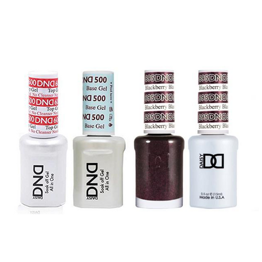 DND - #500#600 Base, Top, Gel & Lacquer Combo - Blackberry Blast - #695