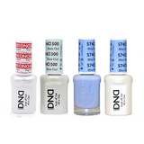 DND - #500#600 Base, Top, Gel & Lacquer Combo - Blue Bell - #574