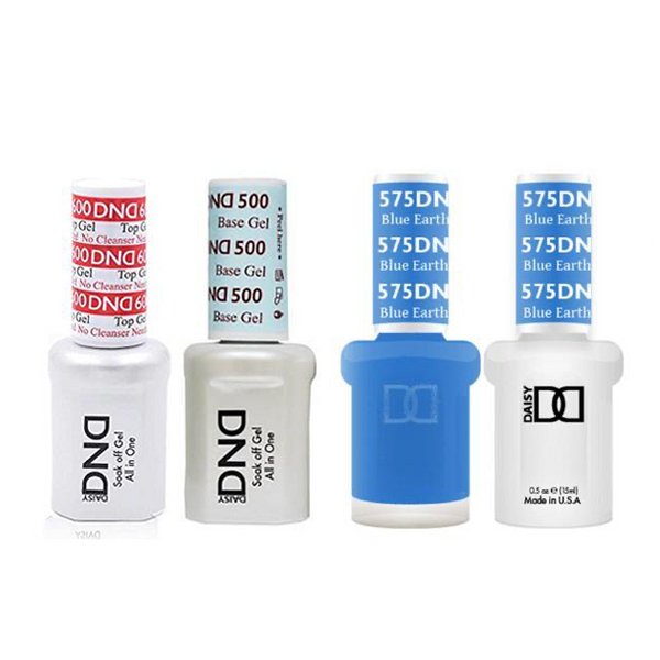 DND - #500#600 Base, Top, Gel & Lacquer Combo - Blue Earth MN - #575