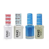 DND - #500#600 Base, Top, Gel & Lacquer Combo - Blue Hawaiian - #671