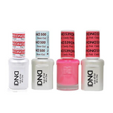 DND - #500#600 Base, Top, Gel & Lacquer Combo - Candy Pink - #539