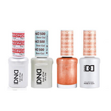 DND - #500#600 Base, Top, Gel & Lacquer Combo - Champagne Sparkles - #710