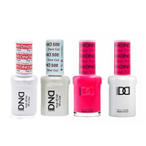 DND - #500#600 Base, Top, Gel & Lacquer Combo - ColorOrange Aura - #504