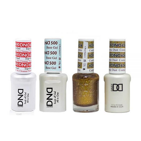 DND - #500#600 Base, Top, Gel & Lacquer Combo - Cosmic Dust - #624