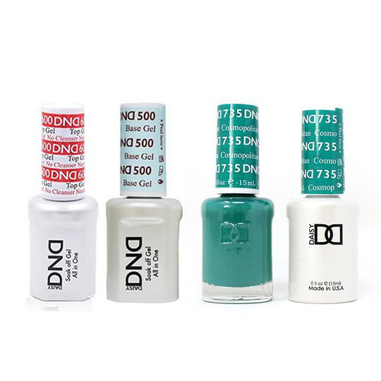 DND - #500#600 Base, Top, Gel & Lacquer Combo - Cosmopolitan - #735