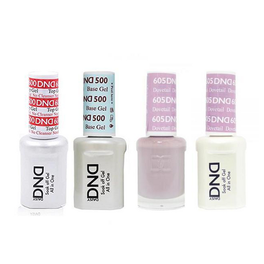 DND - #500#600 Base, Top, Gel & Lacquer Combo - Dovetail - #605