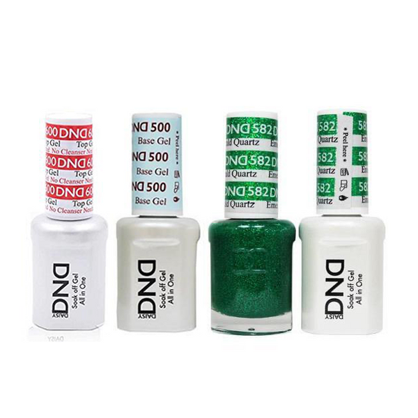 DND - #500#600 Base, Top, Gel & Lacquer Combo - Emerald Quartz - #582