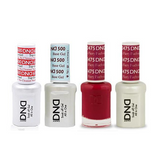 DND - #500#600 Base, Top, Gel & Lacquer Combo - Fiery Fuschia - #475