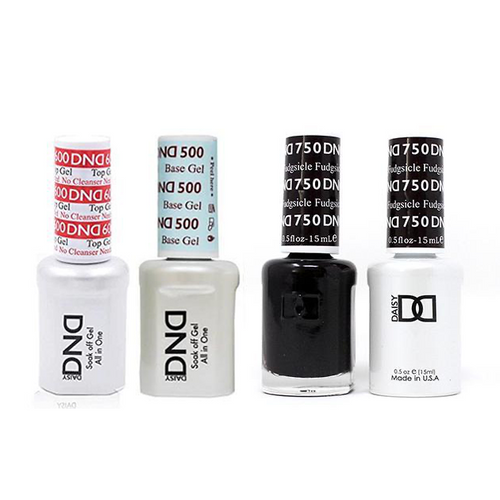 DND - #500#600 Base, Top, Gel & Lacquer Combo - Fudgsicle - #750