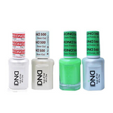 DND - #500#600 Base, Top, Gel & Lacquer Combo - Green Forest AK - #568