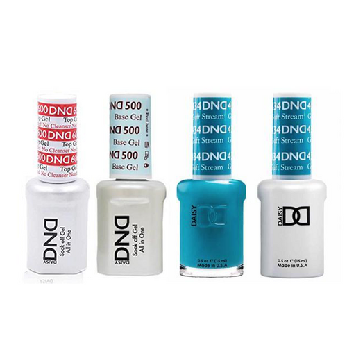 DND - #500#600 Base, Top, Gel & Lacquer Combo - Gulf Stream - #434