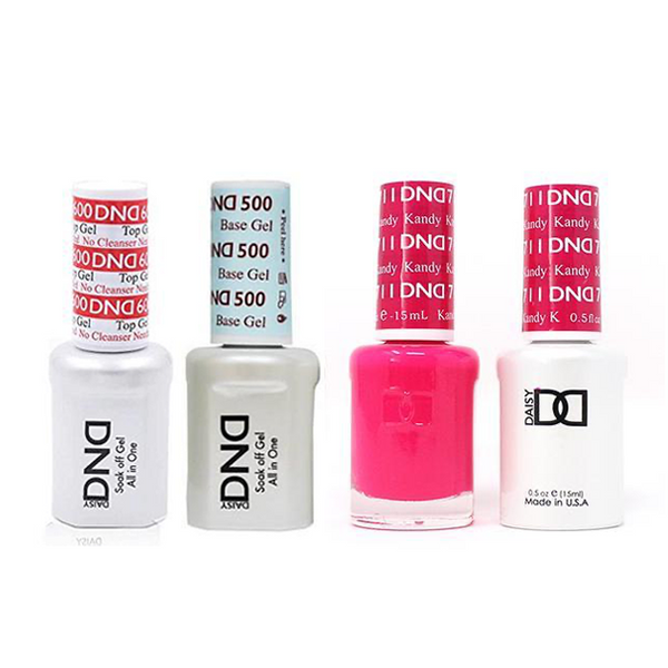 DND - #500#600 Base, Top, Gel & Lacquer Combo - Kandy - #711