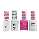 DND - #500#600 Base, Top, Gel & Lacquer Combo - Lollipop - #517