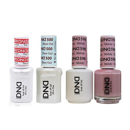 DND - #500#600 Base, Top, Gel & Lacquer Combo - Melody - #598