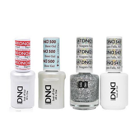 DND - #500#600 Base, Top, Gel & Lacquer Combo - Niagra Falls NY - #547